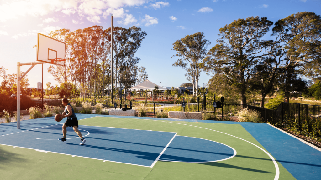 basketball half court